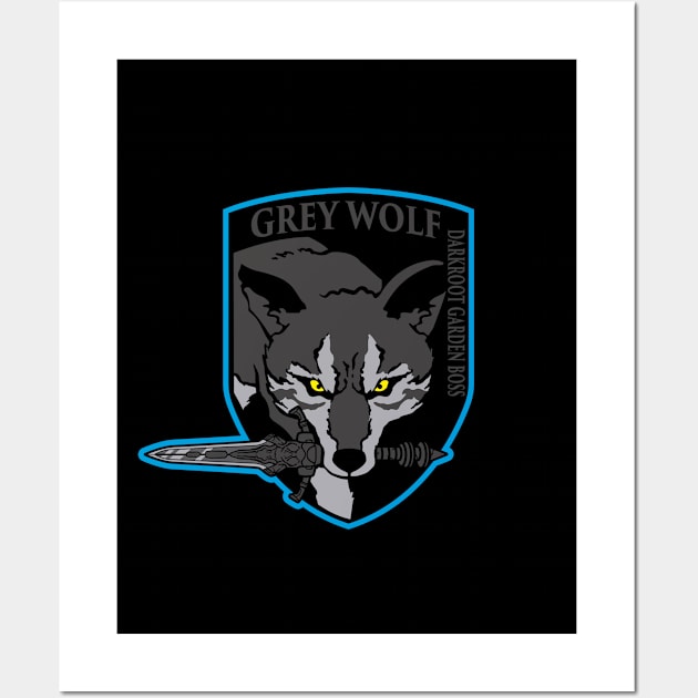 Grey Wolf Wall Art by demonigote